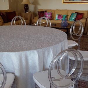 Dining Tables, Chairs, Linen Rental